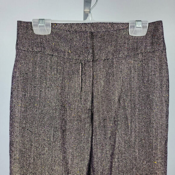 Vintage R Collection Purple Metallic Wide Leg Dress Pants Size 4 - Picture 2 of 9